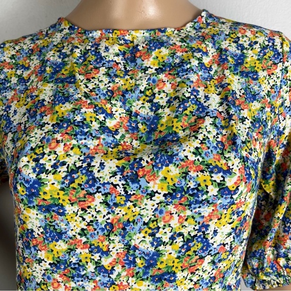 NEW FAITHFULL THE BRAND REVOLVE FLORAL PRINT MINI DRESS - Picture 3 of 9